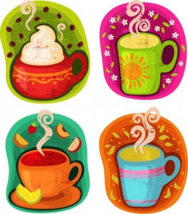 tazas colores