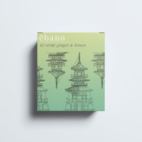 Ebano Té Verde Ginger & Lemon