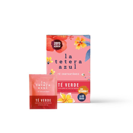 Té verde sabor frutos rojos
